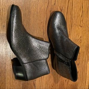 NWOT Sam Edelman Sabine Metallic Booties sz 7.5